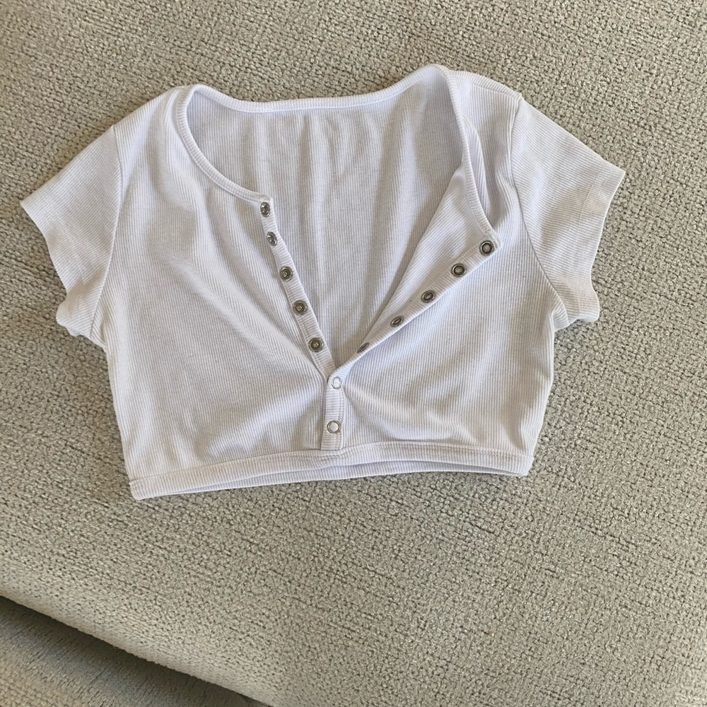 Ribbed crop top